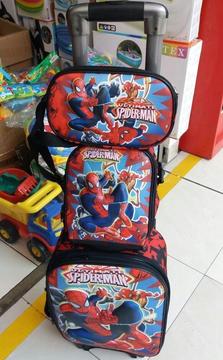 Mochila con Ruedas Hombre Araña