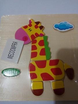 ROMPECABEZA JUGUETE DIDÁCTICO Giraffe Jirafa
