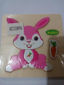 ROMPECABEZA JUGUETE DIDÁCTICO Rabbit Coneja