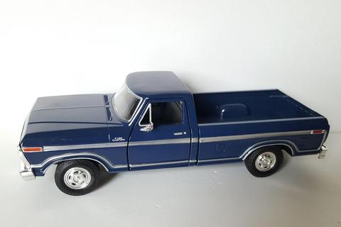 Auto metal colección Ford 1979 F150 Custom escala 1:24