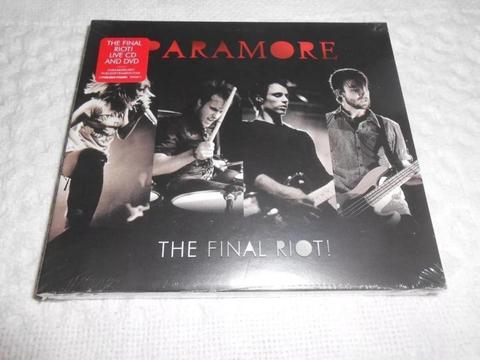 Paramore CD DVD The Final Riot CD DVD Bran New Eyes Riot