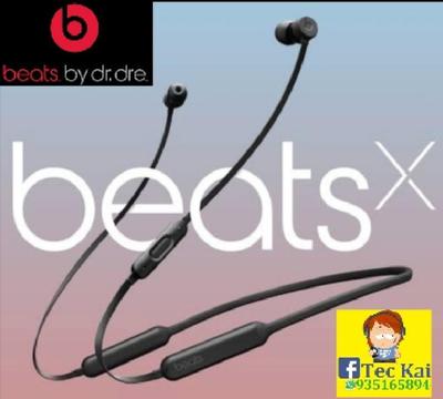 Audífono Bluetooth Beats X By Dr Dre, dos colores negro y plata, android, ios, fotos reales