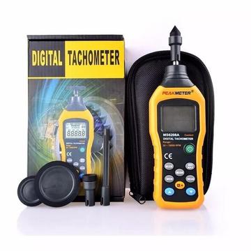 Tacómetro De Contacto Digital Ms6208apeakmeter, Con Factura