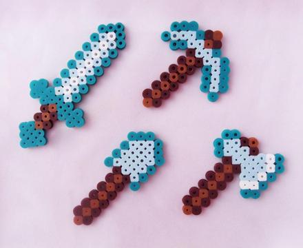 Hama Beads Figura De Las Herramientas De Minecraft