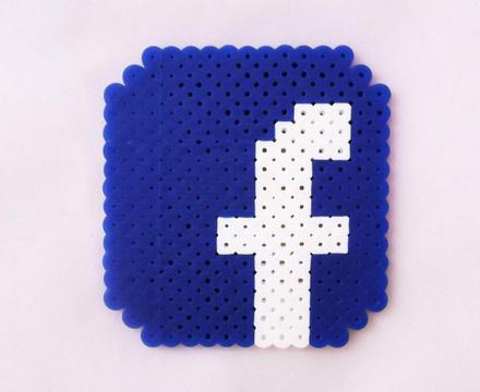 Hama Beads Figura Facebook De Redes Sociales
