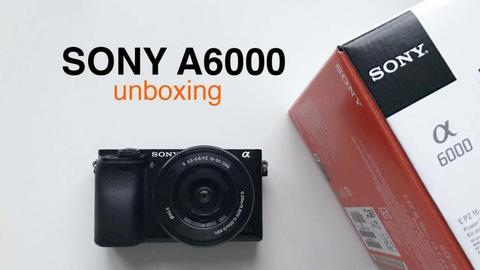 Camara Sony A6000 Zoom Oss 1650mm F/3.55.6 Cambio por proyector ecran