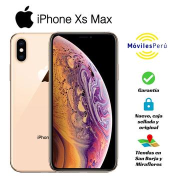 IPHONE XS MAX 64 GB NUEVO, CAJA SELLADA, GARANTÍA DE 12 MESES, TIENDAS FÍSICAS
