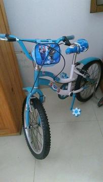 Bicicleta Frozen para Niña Bien Conserva