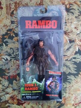 Neca Rambo First Blood Serie 2 Figura de acción Supervivencia Rambo