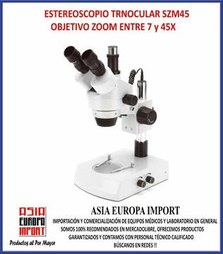 Estereoscopio Microscopio Trinocular Facturado