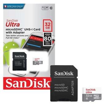 Memoria Microsd Sandisk Ultra 32gb Clase 10 Delivery