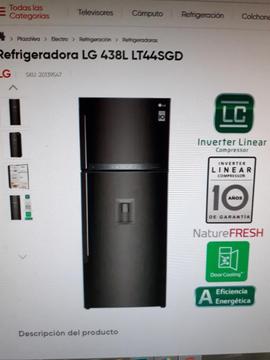 Refrigerador Lg Lt44sgd