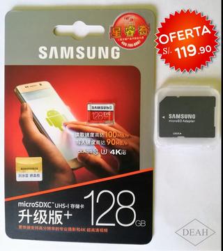 Memoria Micro Sd Samsung Evo Plus 128gb Clase 10 U3 Full 4k