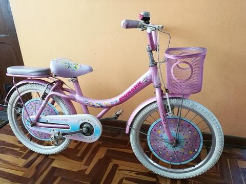 Bicicleta Monark Rosado para Niña Aro 20