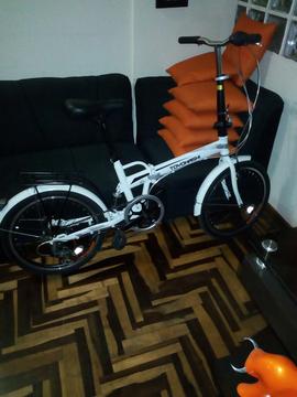 Bicicleta Plegable de Aluminio