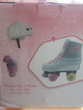 lindos patines de niña a precio de remate