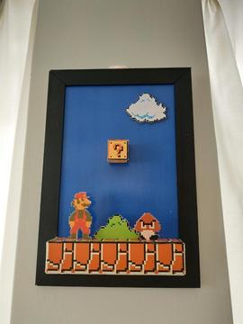 Cuadro Diorama ? Mario Bros