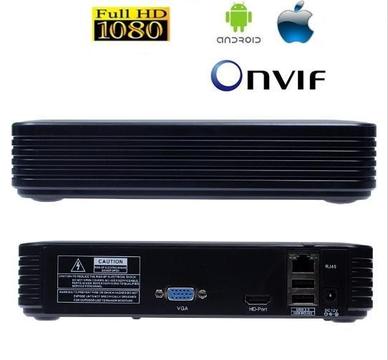 NVR 8 canales 1080p onvif