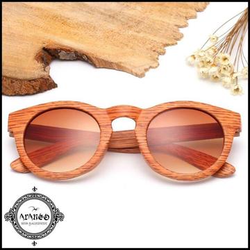 Araneo Gafas Lentes De Sol Madera Bambu Bamboo