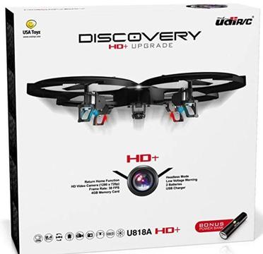 NUEVO Dron Quadcopter RC UDI 818A con cámara HD, Incluye Bono battery Power Bank