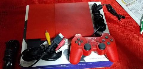 Play Station 2 Rojo Slim