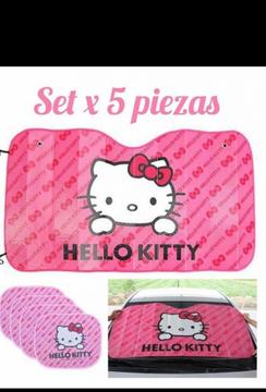 Tapasol Set X 5 Piezas Hello Kitty Auto