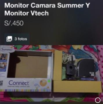 Monitor Camara Summer Y Monitor Audio Vt
