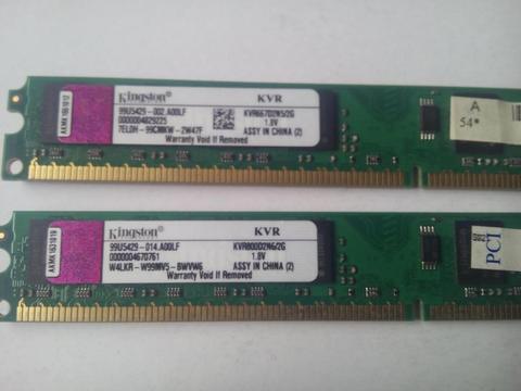Memorias Ram DDR2 de 2gb