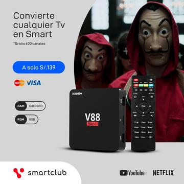 Tv Box Convierte Tu Tv en Smart Tv