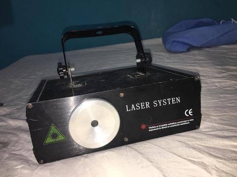Luces Sicodelicas, Laser y cortadora
