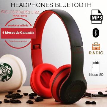 Headphones Audifonos Mp3 Radiofm Microsd