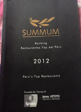 Ranking Restaurantes Peru 2012