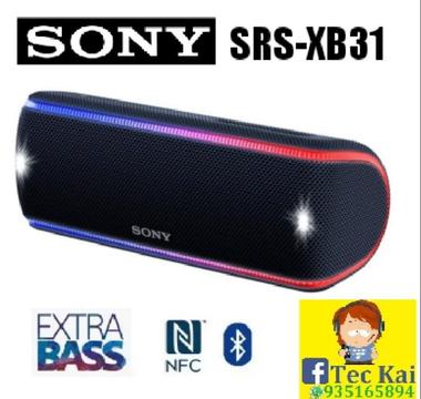 parlante portatil bluetooth sony xb31 extrabass, 24 horas, nuevo en caja, fotos reales