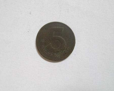 Moneda de cinco soles de 1979