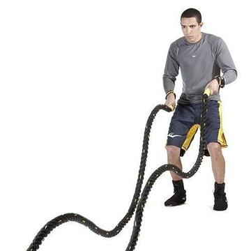 SOGA CROSSFIT IMPORTADAS FUNSIONAL BATTLE ROPE 12 METROS Y 2 PULGADAS