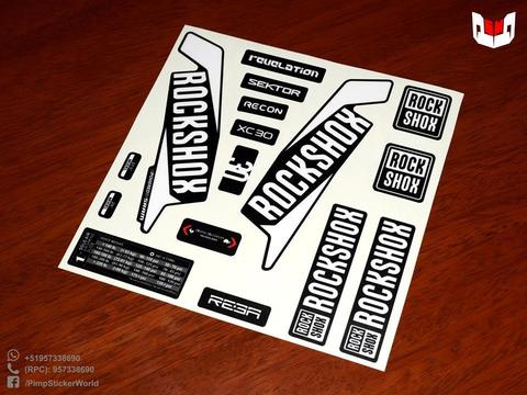 Stickers Para Horquilla de bicicleta Rockshox