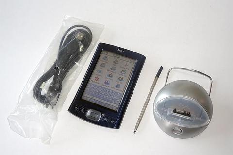 Palm Tungsten TX Agenda PDA PalmOne con base de carga original, cable usb