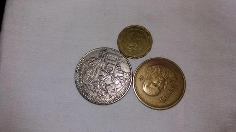 tres monedas de mexico en oferta para coleccionistas
