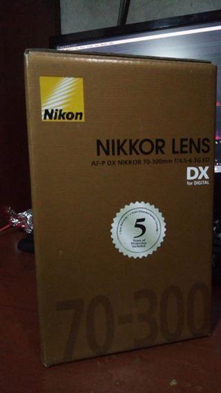 Lente Nikon 70300mm F/4.56.3g Afp Dx