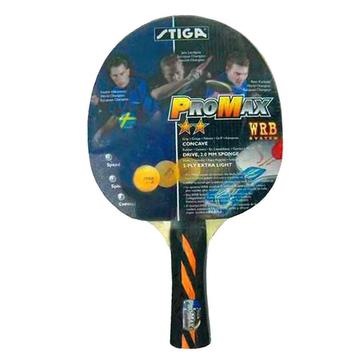 Raqueta Paleta Stiga Promax 2 Estrellas Tenis De Mesa Ping Pong