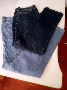 REMATO 2 PANTALONES JEANS HOMBRE T. 34