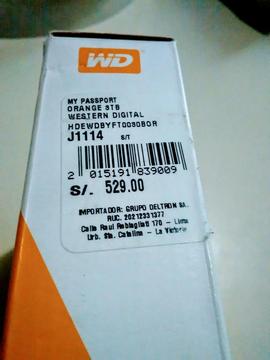 Vendo: Disco duro externo/portátil Western Digital 3TB