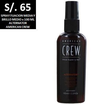 Spray con Fijación Flexible Alternator American Crew Men