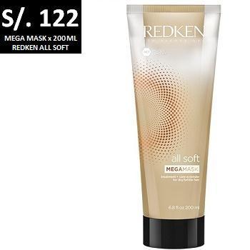 Mascarilla Mega Mask Para Cabello Seco Redken All Soft