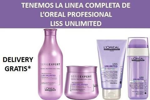Loreal Profesional Liss Unlimited Shampoo y Tratamiento Anti Frizz