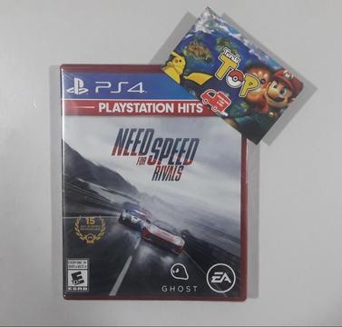 PS4 NEED FOR SPEED RIVALS, NUEVO SELLADO, PLAY STATION 4, TIENDATOPMK