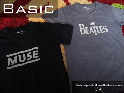 Polos Muse/The Beatles