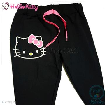 Pantalón Buzo Jogger De Franela Hello Kitty