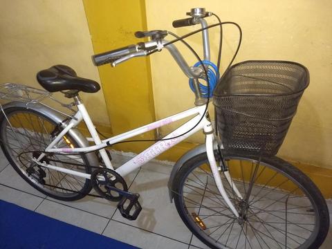 bicicleta vintage mujer