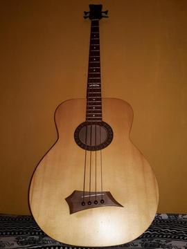 Bajo Acustico Luthier basado modelo Alien Acoustic Bass De Warwick, no Fender, Ibanez, Takamine, epiphone